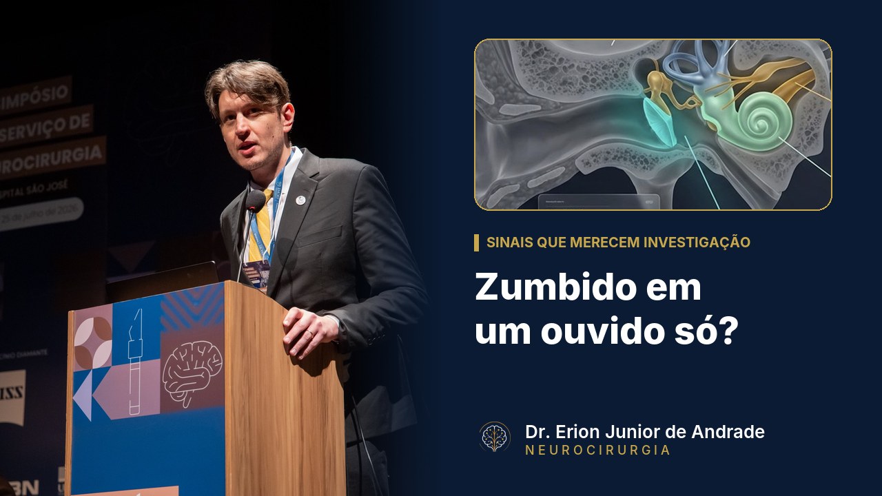 Zumbido ou perda de audição em um ouvido só: pode ser schwannoma vestibular?
