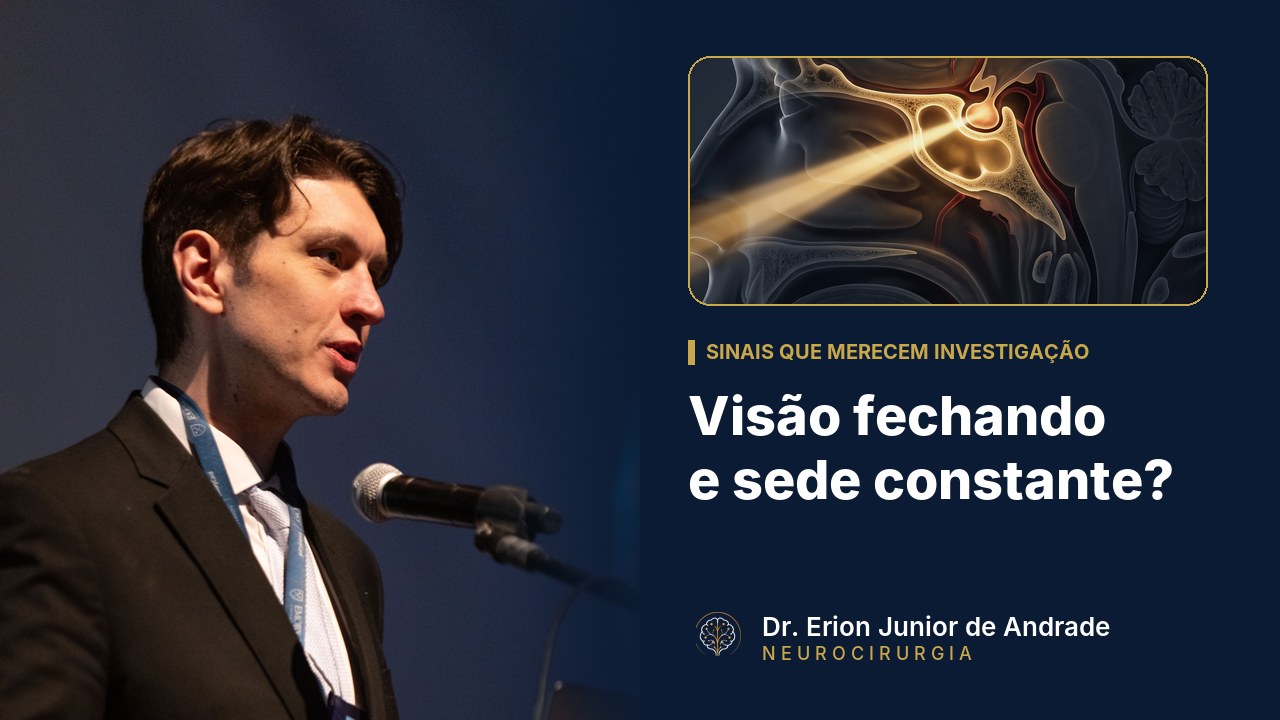 Visão fechando, sede constante e dor de cabeça: sinais de craniofaringioma